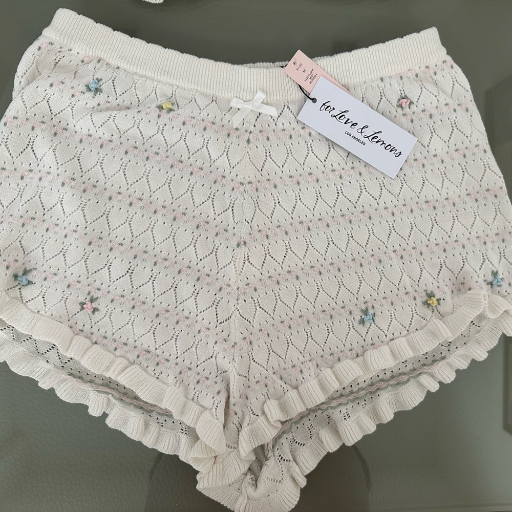 NWT; For love & lemons Cami short set - Picture 3 of 9